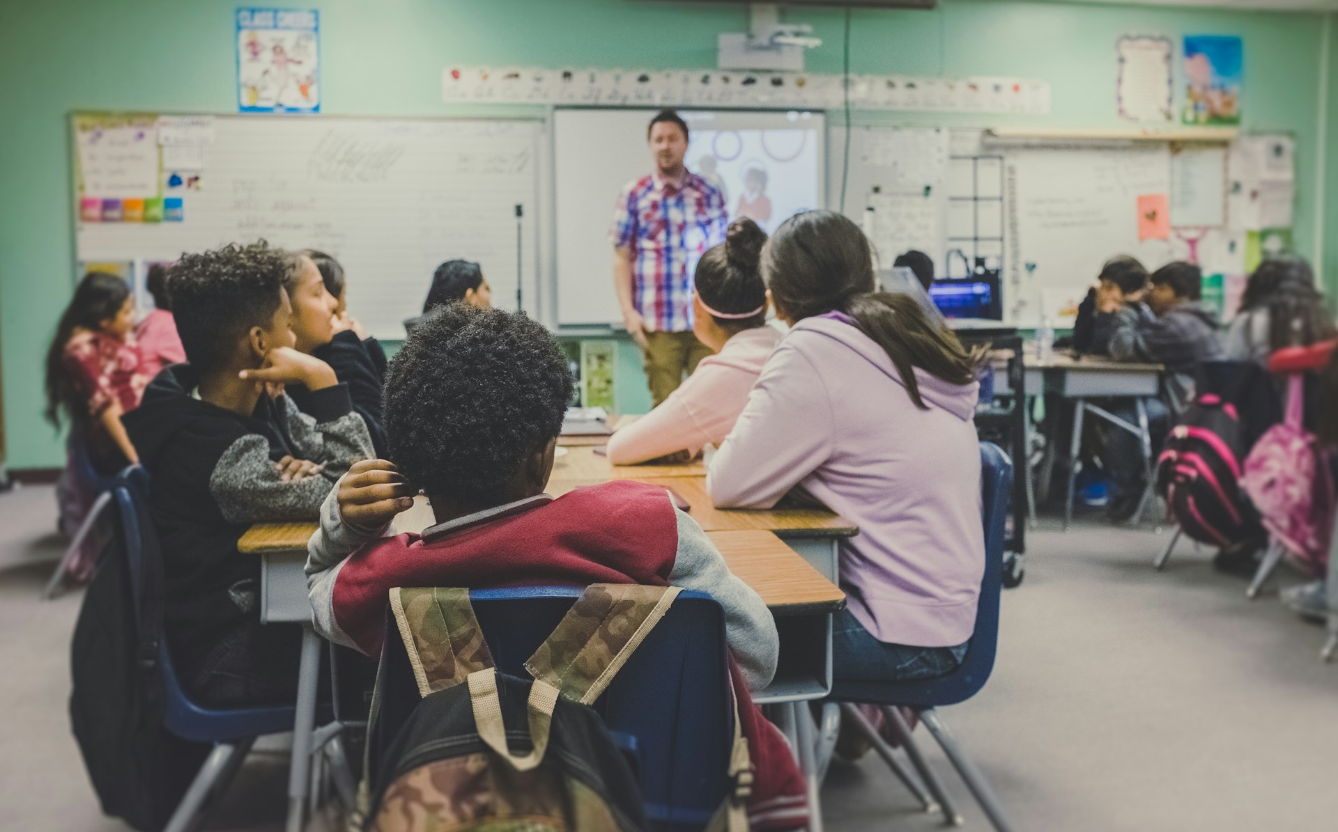 Students learning at RSVM